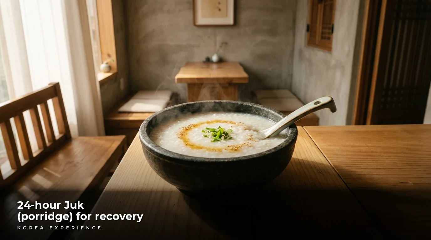 24-Hour Juk in Seoul 2026: Late-Night Porridge & Recovery Guide