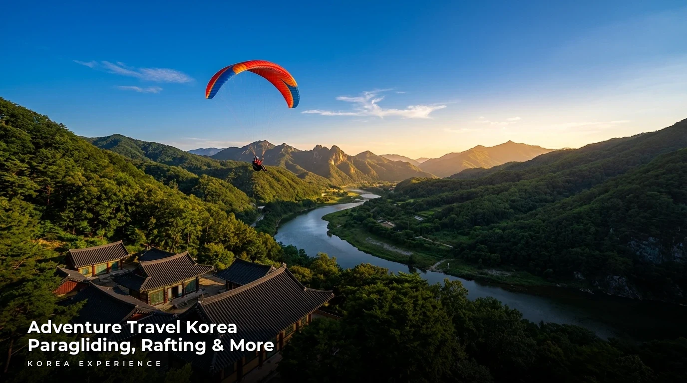 Adventure Travel Korea: Paragliding, Rafting & More