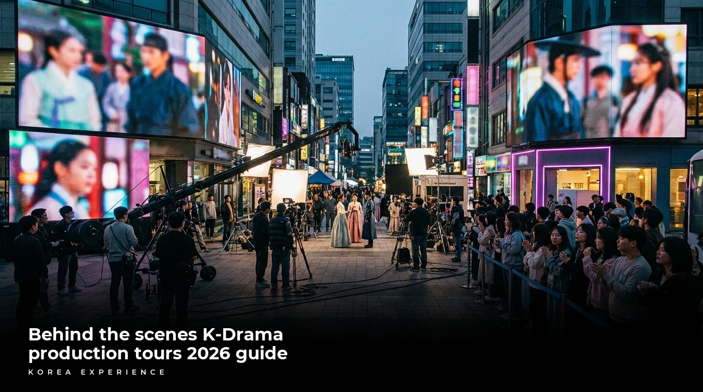 Behind the scenes K-Drama production tours 2026 guide