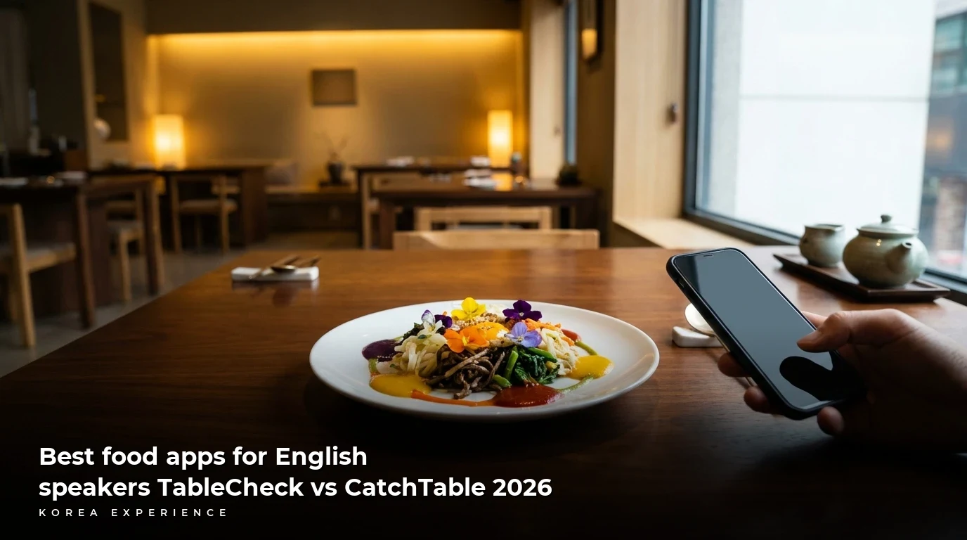 Best food apps for English speakers TableCheck vs CatchTable 2026