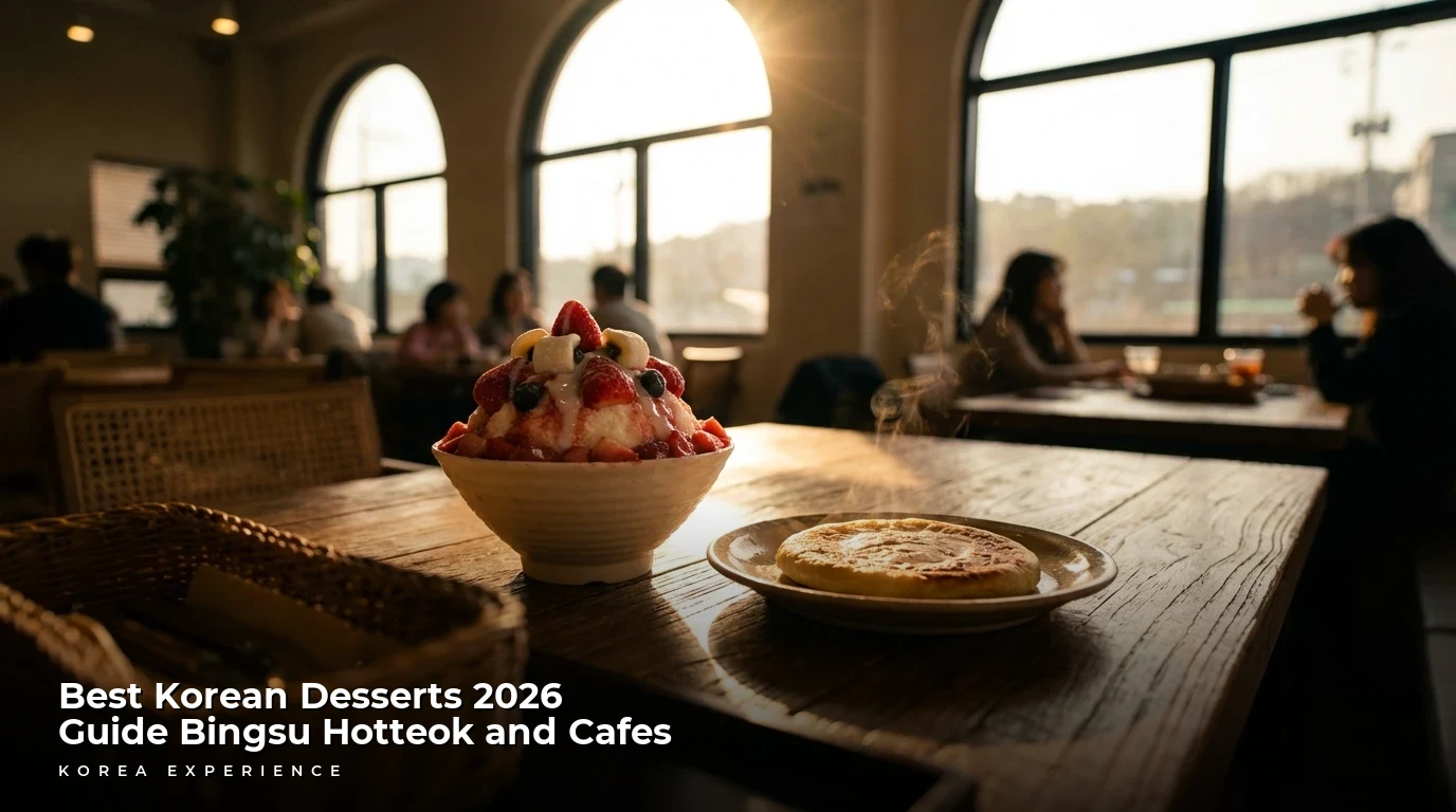 Best Korean Desserts 2026 Guide Bingsu Hotteok and Cafes