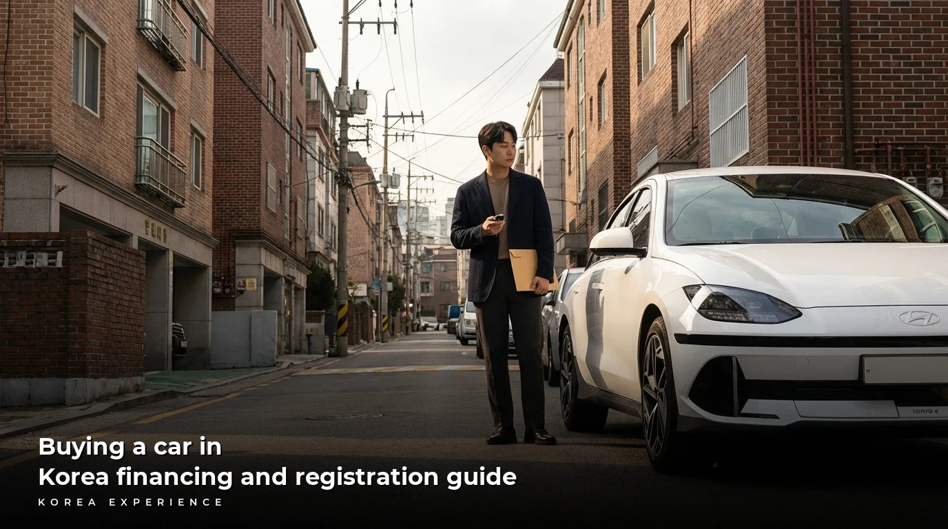 Buying a car in Korea financing and registration guide