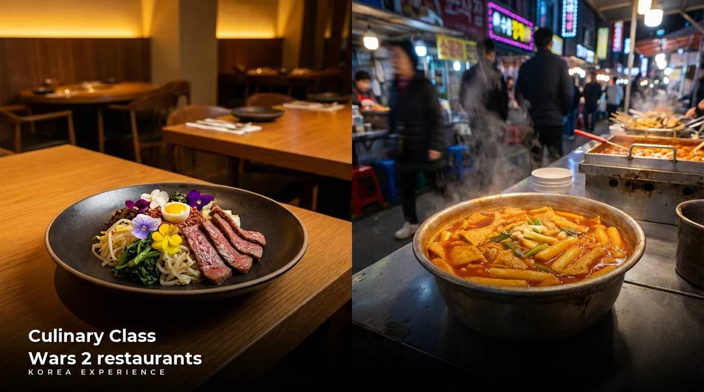 Culinary Class Wars 2 Restaurants: 2026 Booking Guide & Menu Prices