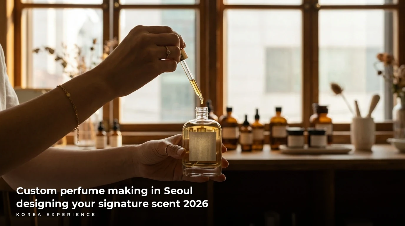 Custom perfume making in Seoul designing your signature scent 2026