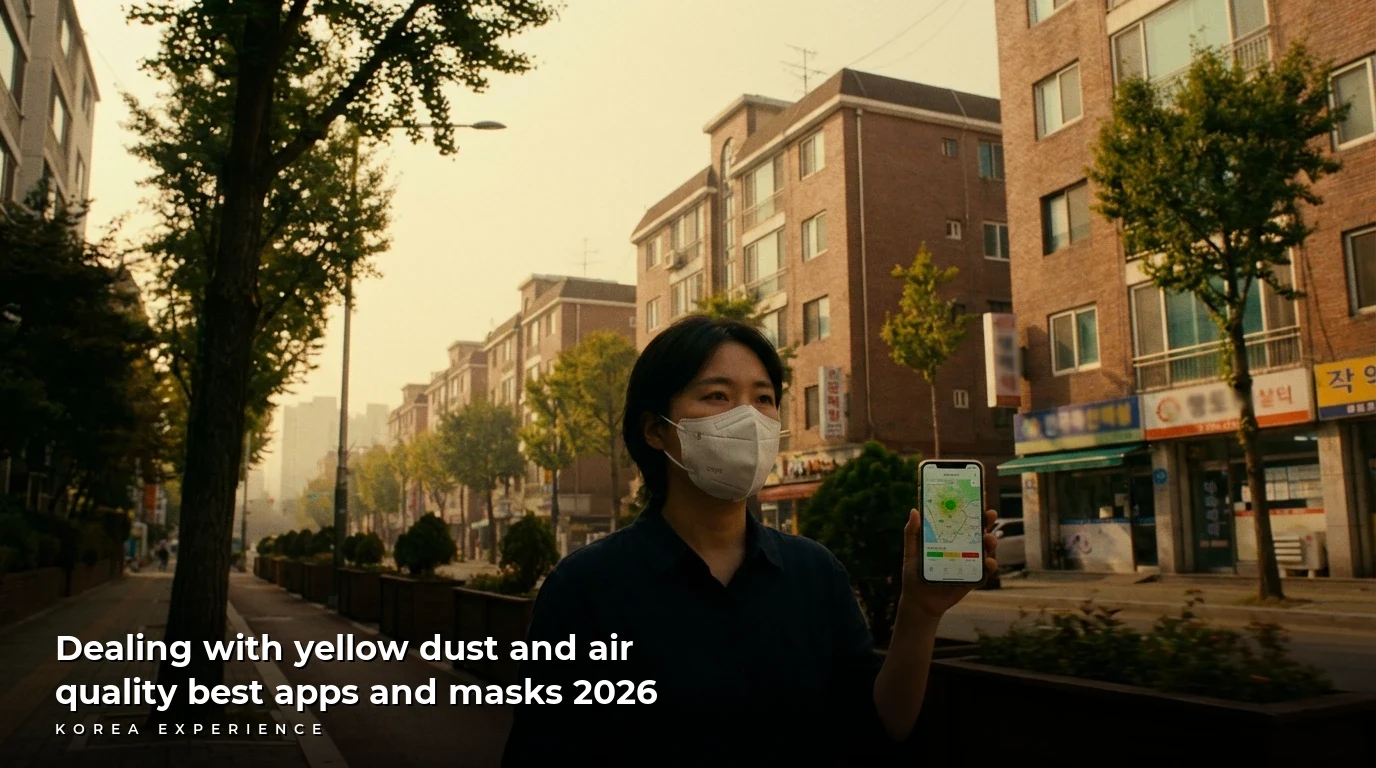 Dealing with yellow dust and air quality best apps and masks 2026