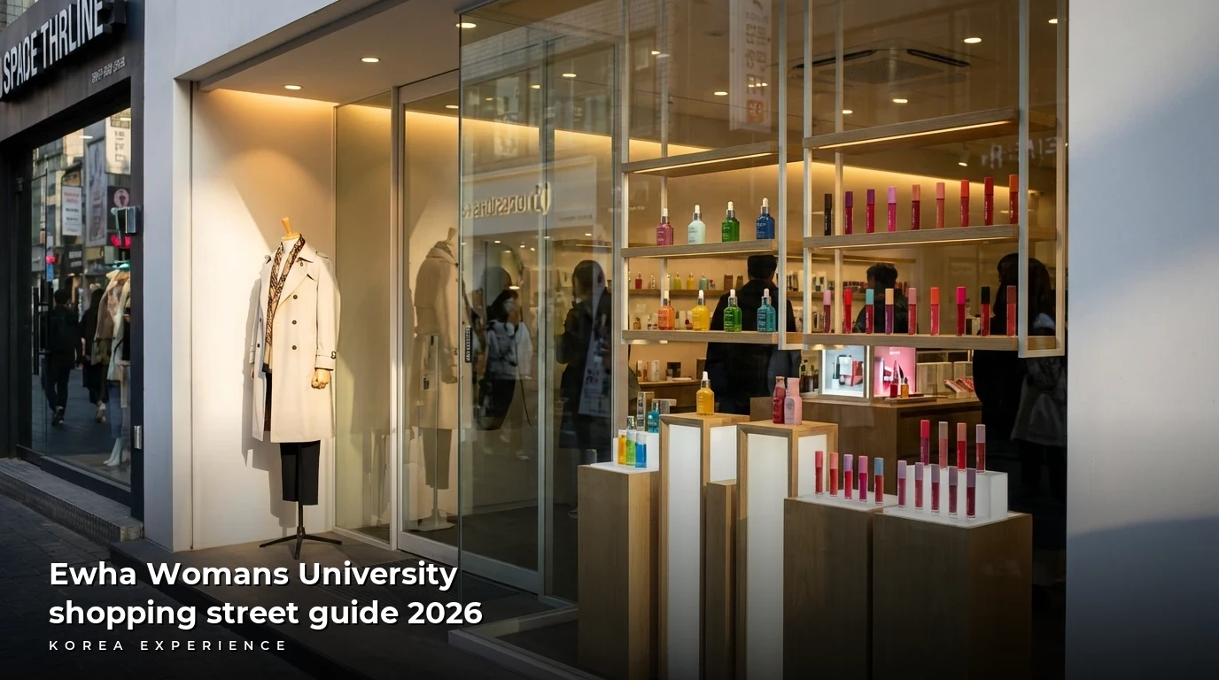 Ewha Womans University shopping street guide 2026