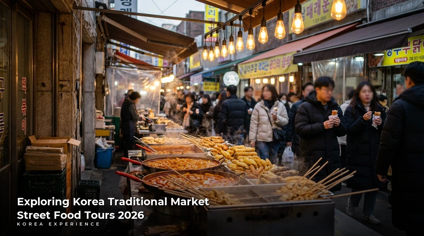 Exploring Korea Traditional Market Street Food Tours 2026