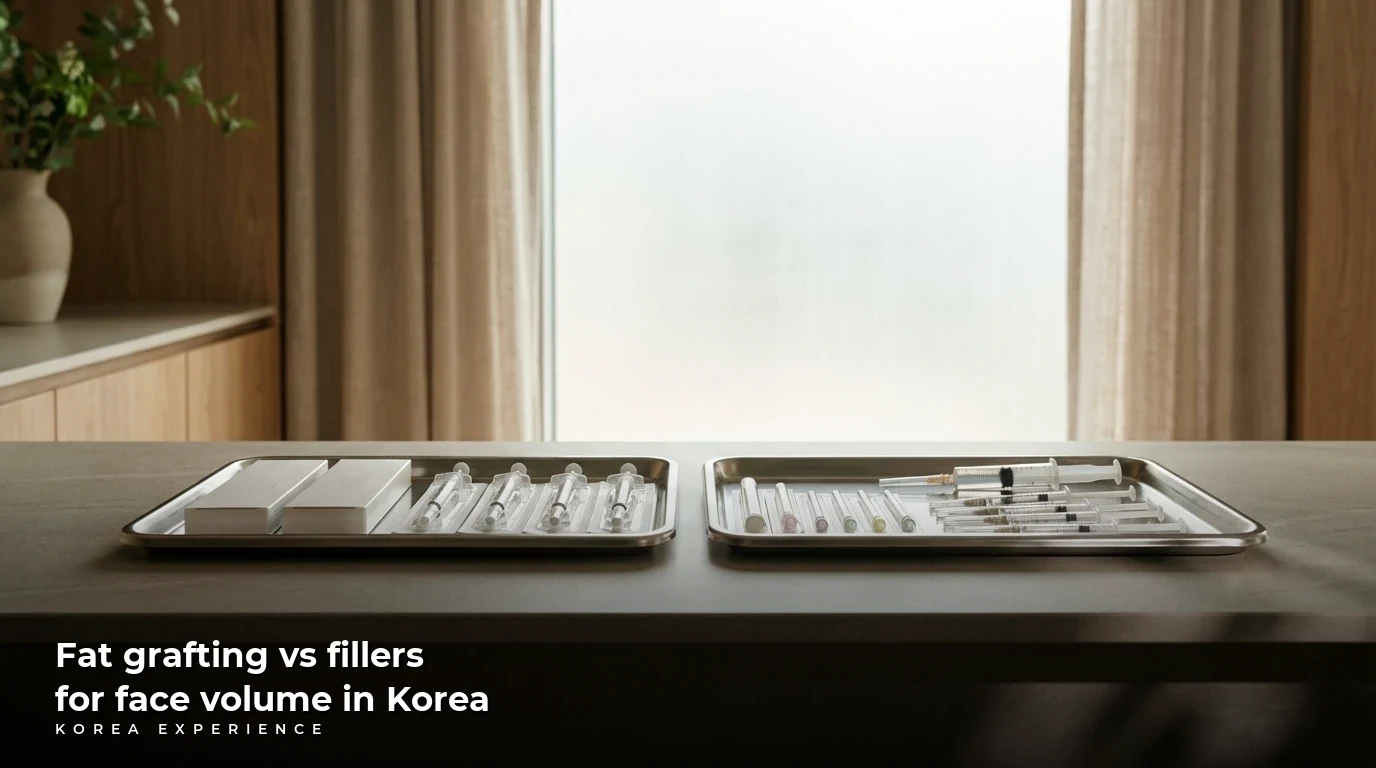 Fat grafting vs fillers for face volume in Korea