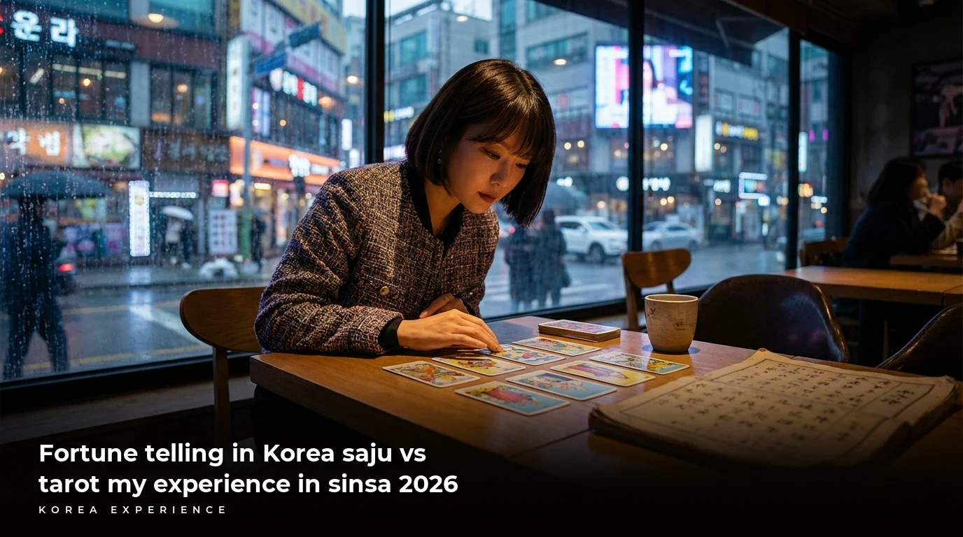 Fortune telling in Korea saju vs tarot my experience in sinsa 2026