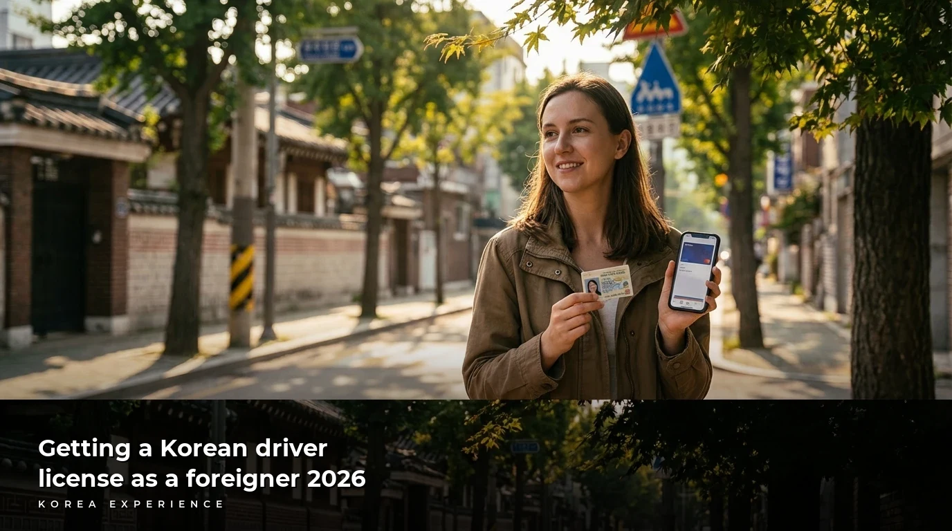 Getting a Korean driver license as a foreigner 2026
