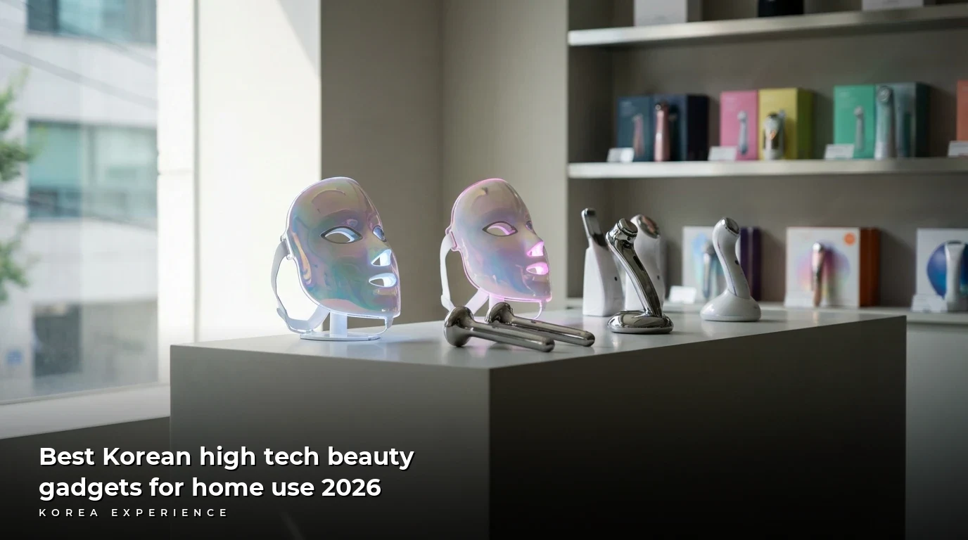 Best Korean high tech beauty gadgets for home use 2026