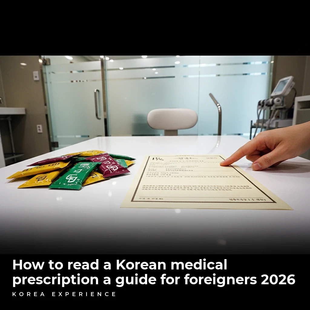 How to read a Korean medical prescription a guide for foreigners 2026