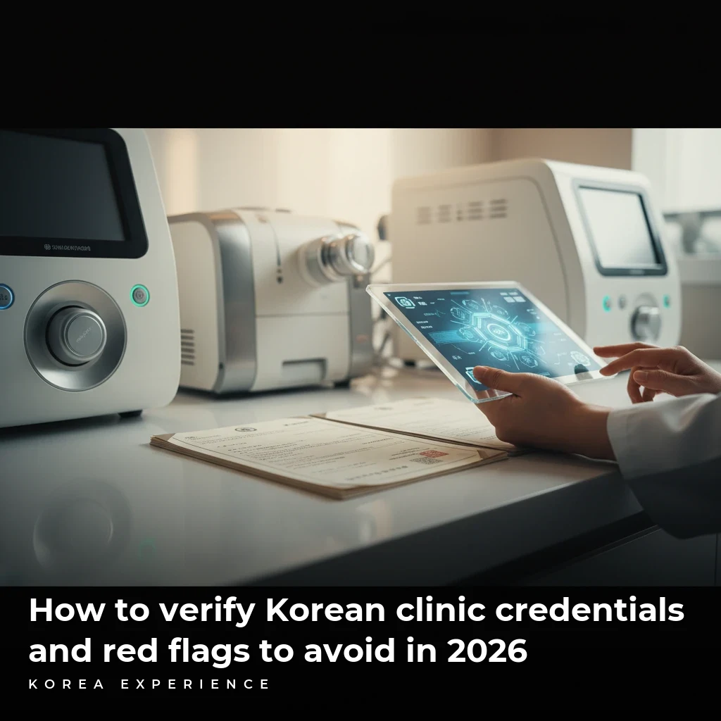 How to verify Korean clinic credentials and red flags to avoid in 2026