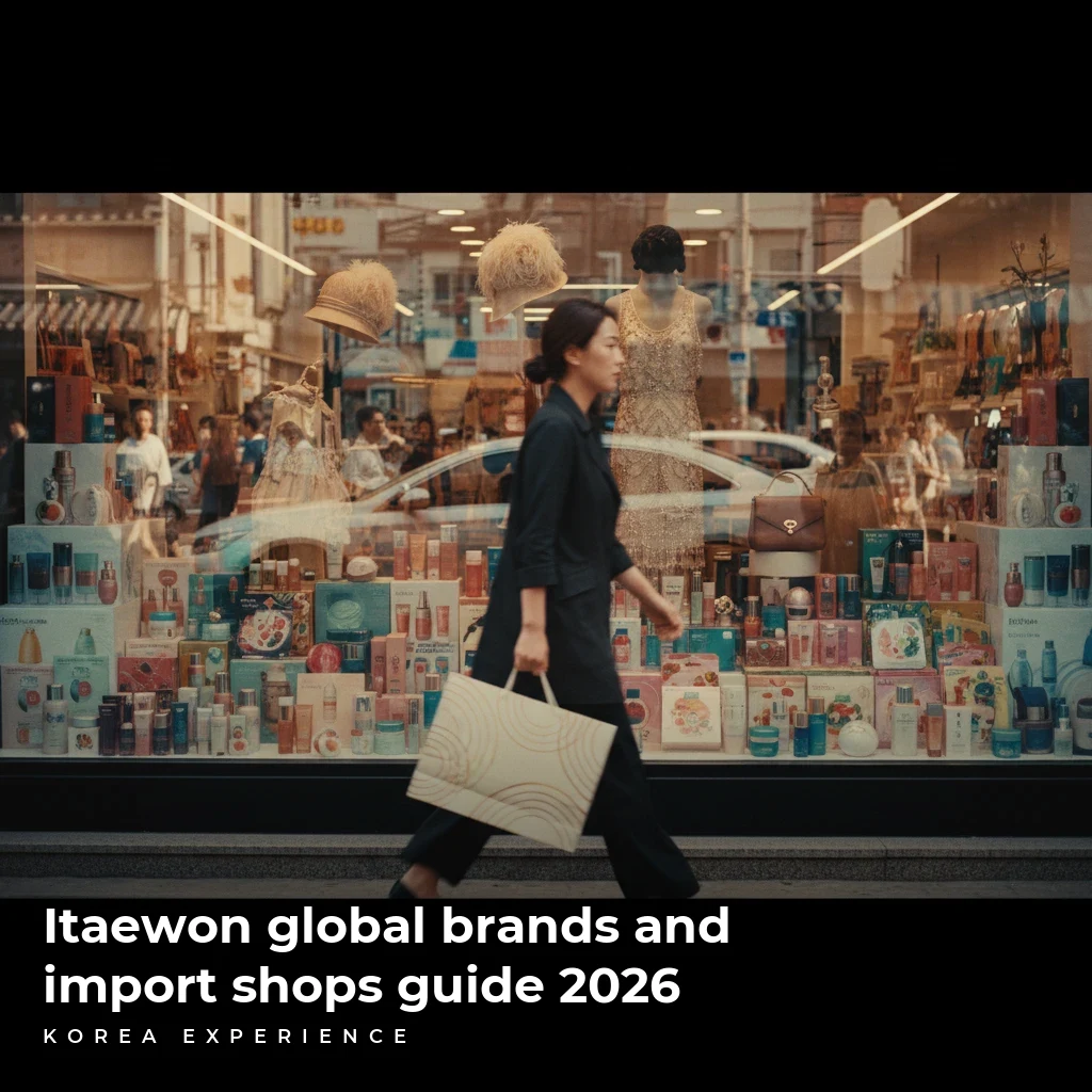 Itaewon global brands and import shops guide 2026