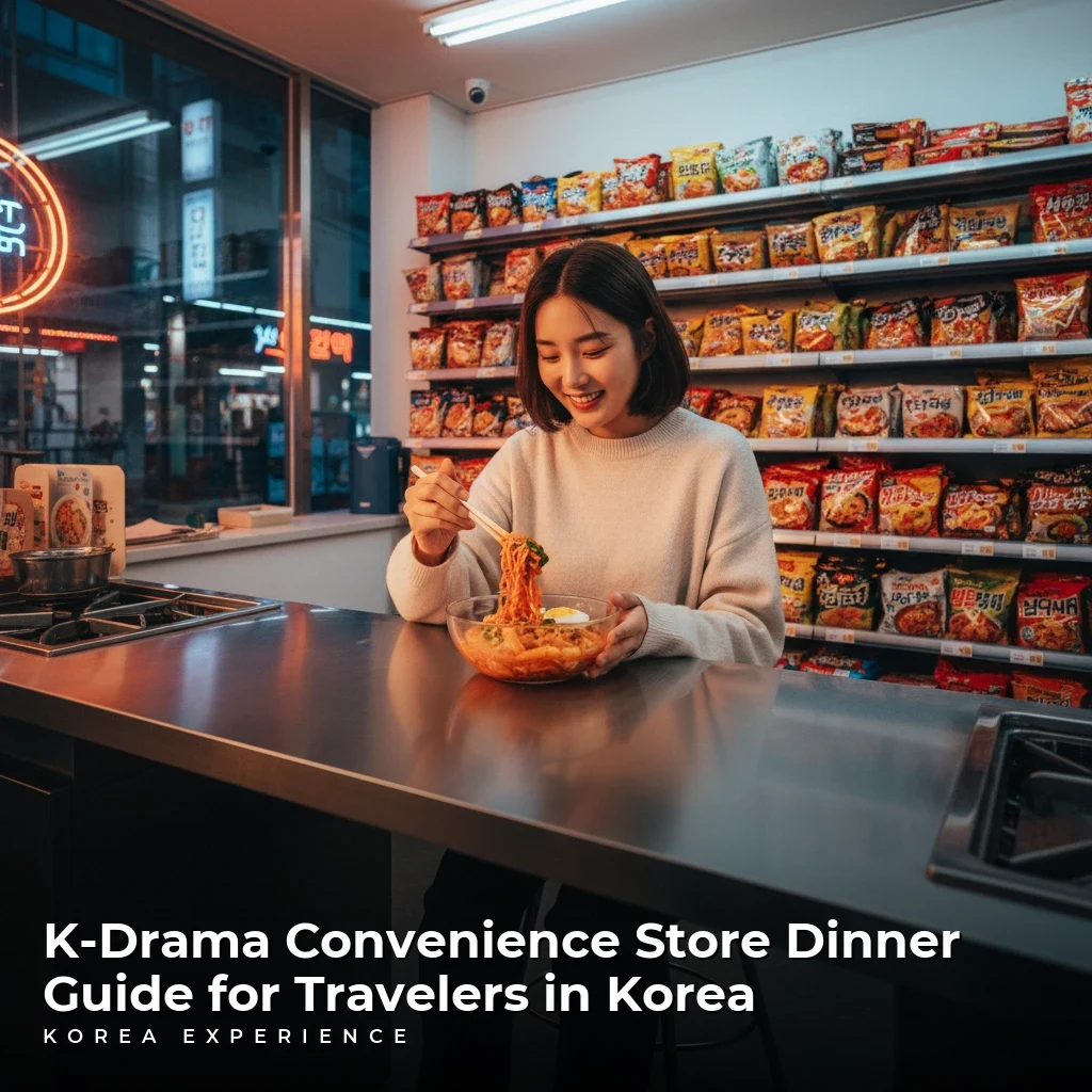 K-Drama Convenience Store Dinner Guide for Travelers in Korea