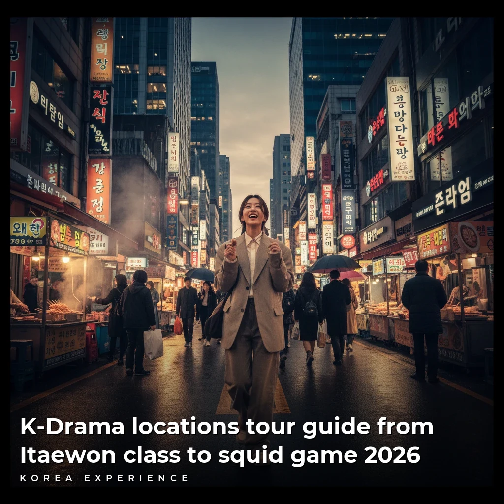 K-Drama locations tour guide from Itaewon class to squid game 2026