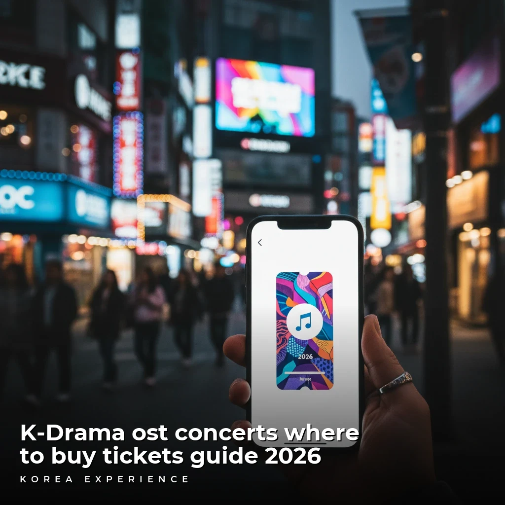 K-Drama ost concerts where to buy tickets guide 2026