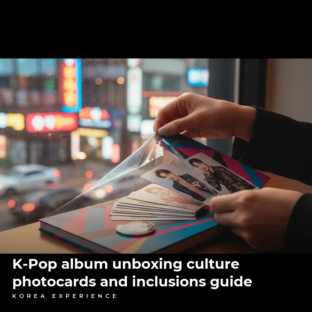 K-Pop album unboxing culture photocards and inclusions guide