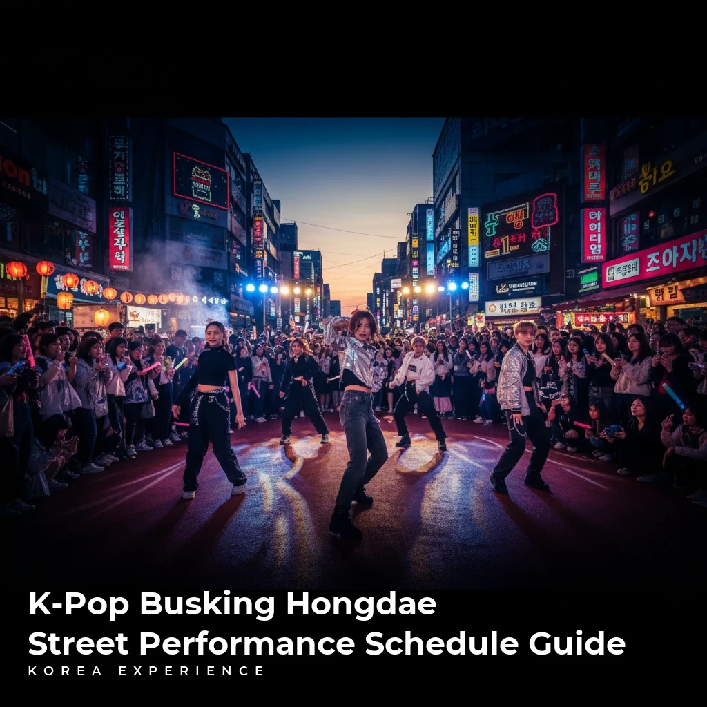 K-Pop Busking Hongdae Street Performance Schedule Guide