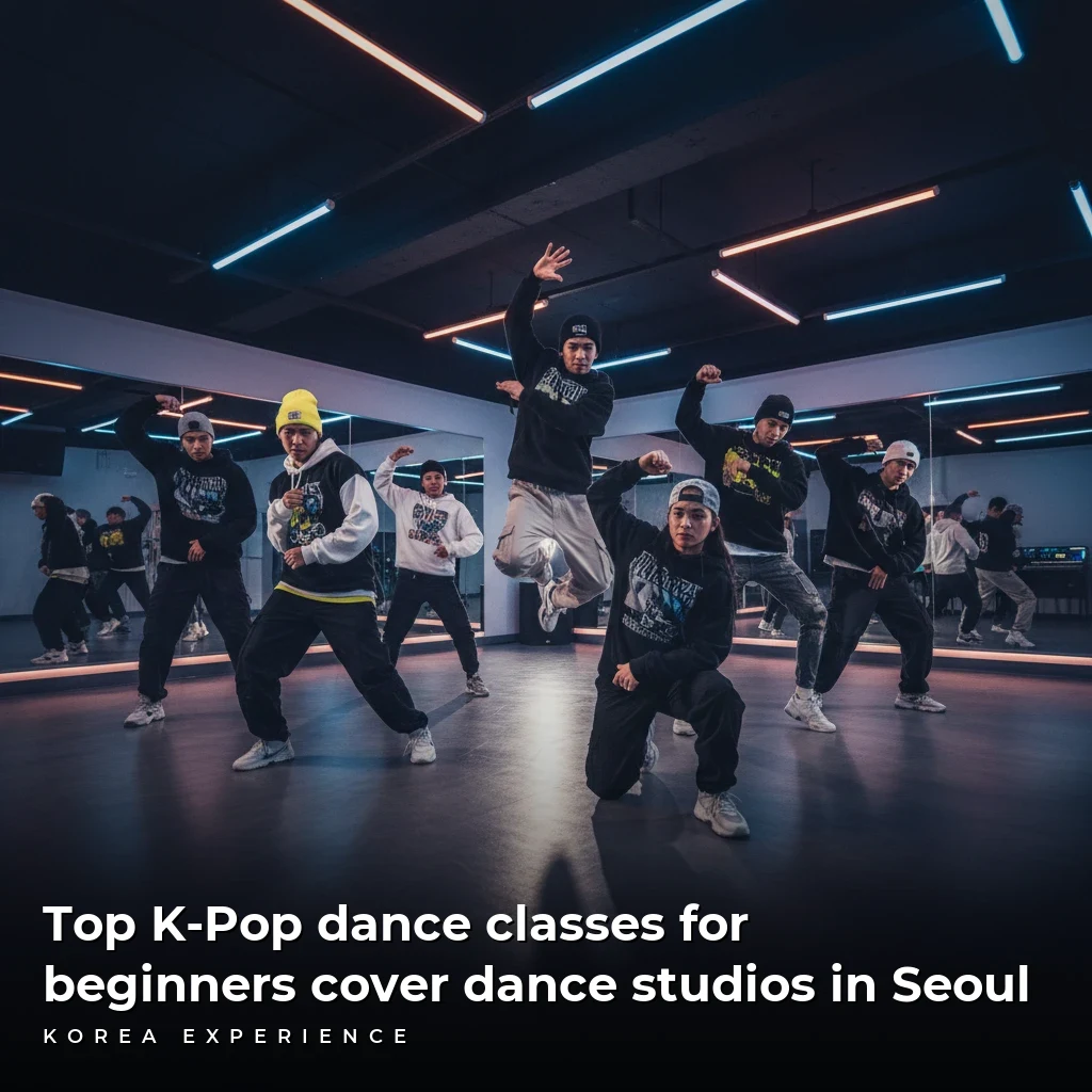 Top K-Pop dance classes for beginners cover dance studios in Seoul