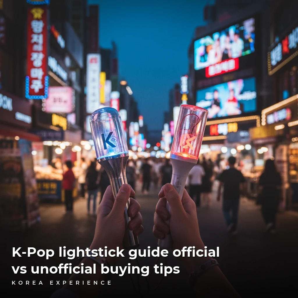 K-Pop lightstick guide official vs unofficial buying tips
