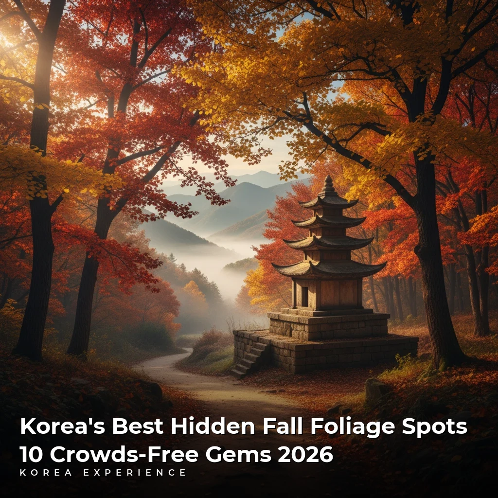 Korea's Best Hidden Fall Foliage Spots: 10 Crowds-Free Gems 2026