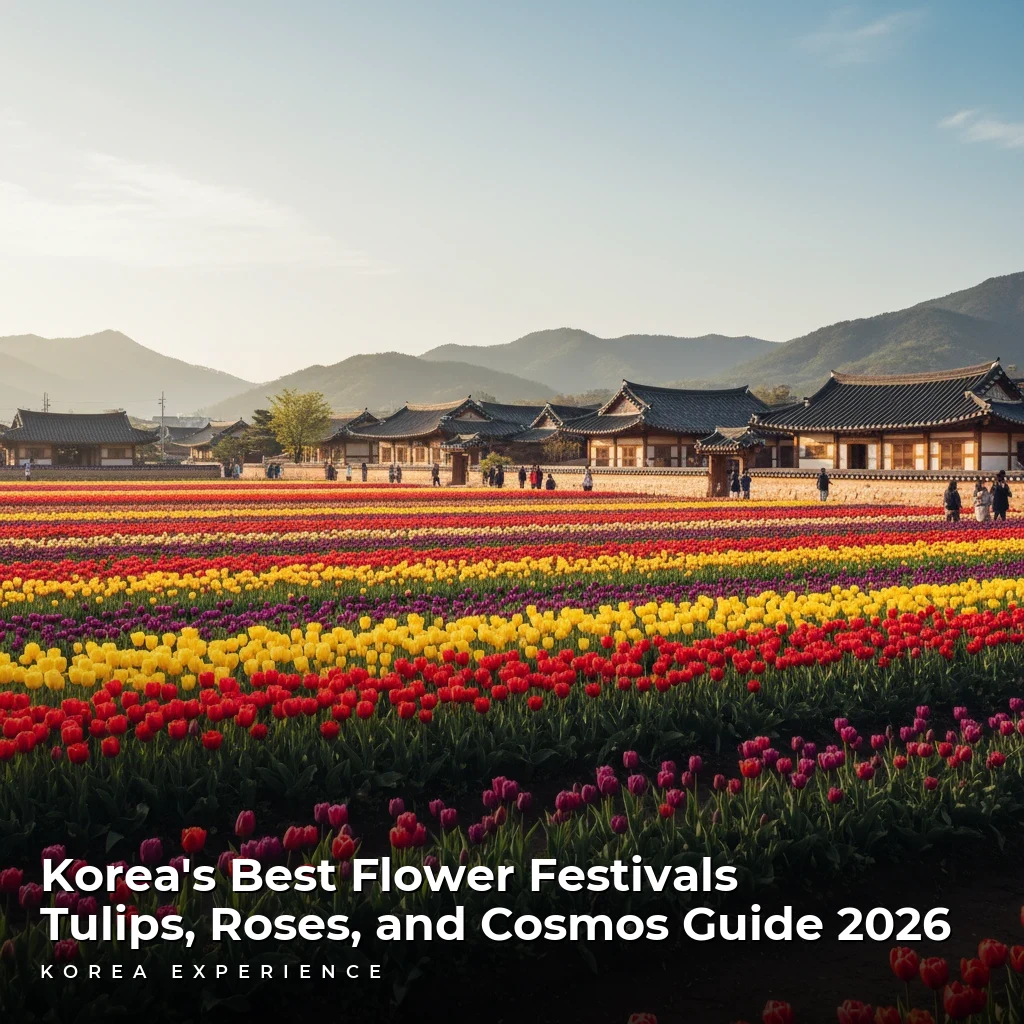 Korea's Best Flower Festivals: Tulips, Roses, and Cosmos Guide 2026