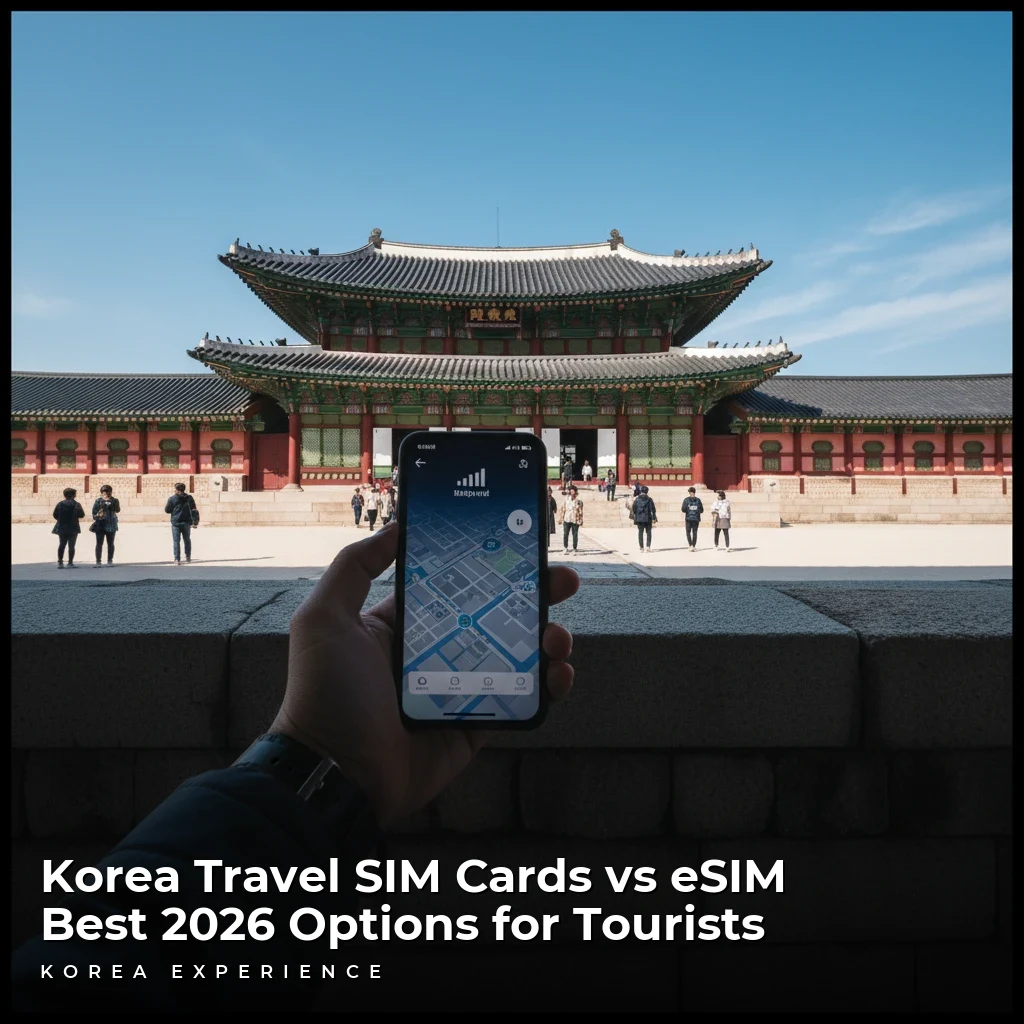 Korea Travel SIM Cards vs eSIM: Best 2026 Options for Tourists