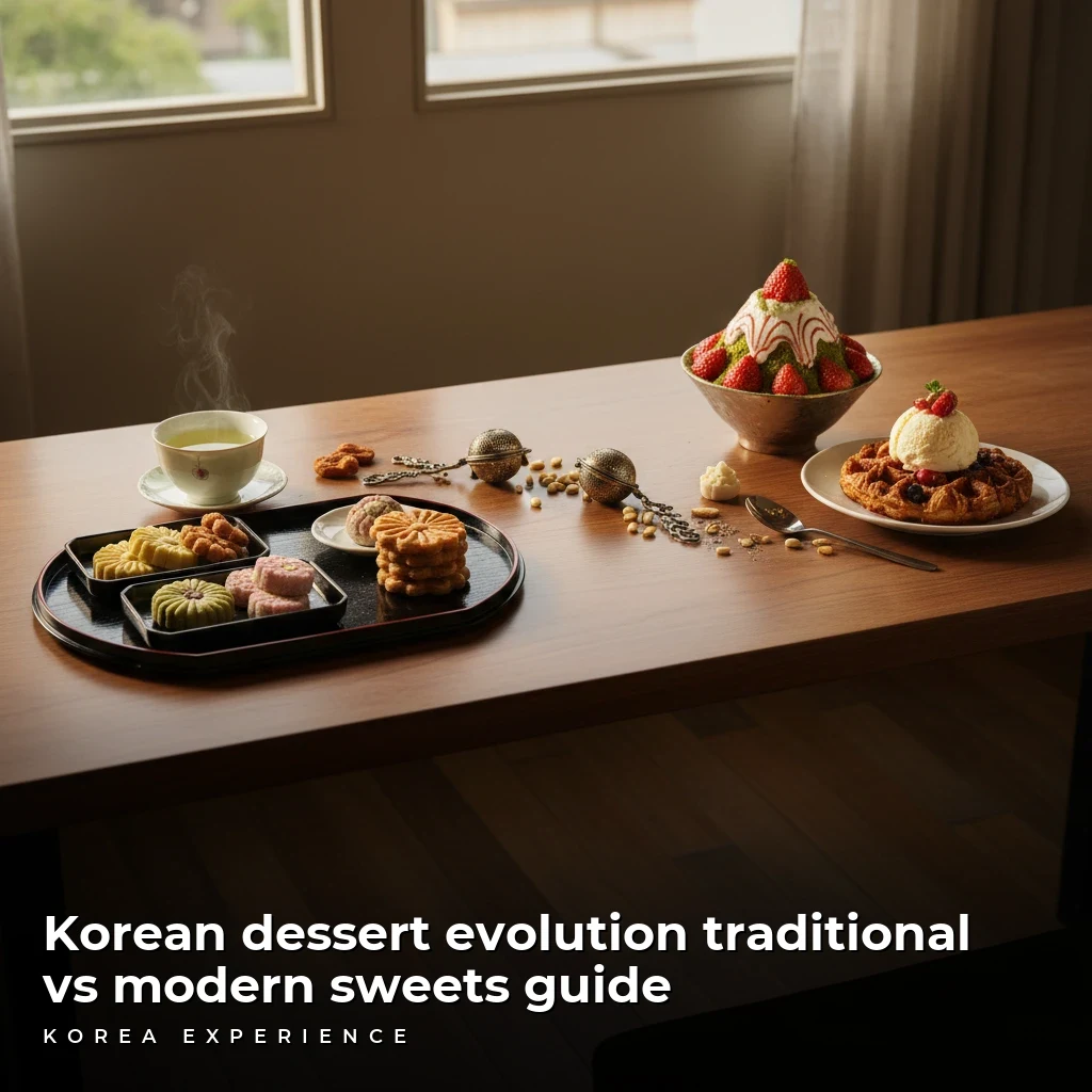 Korean dessert evolution traditional vs modern sweets guide