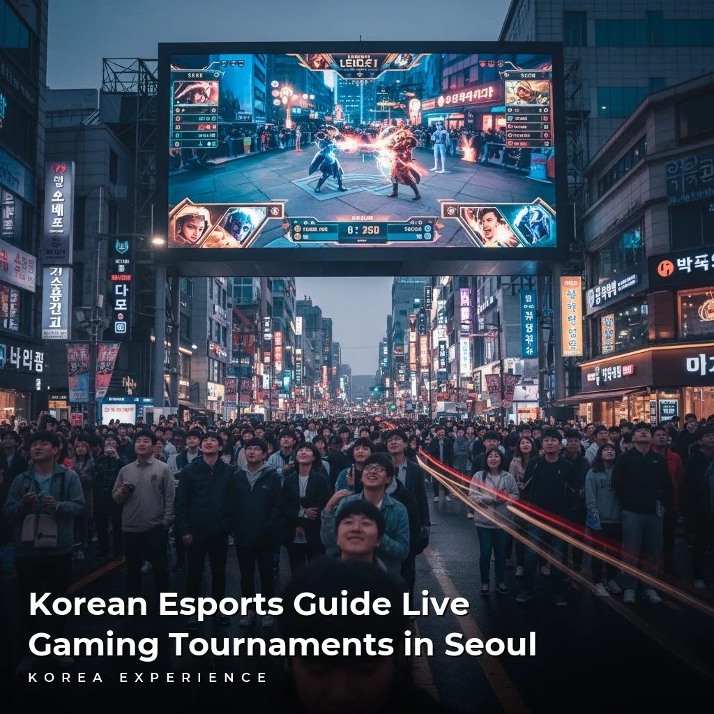 Korean Esports Guide Live Gaming Tournaments in Seoul