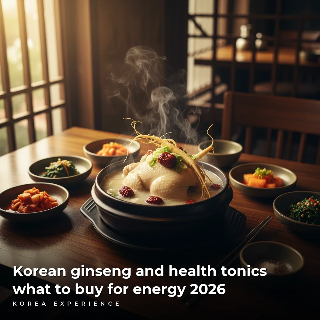 Korean ginseng and health tonics what to buy for energy 2026