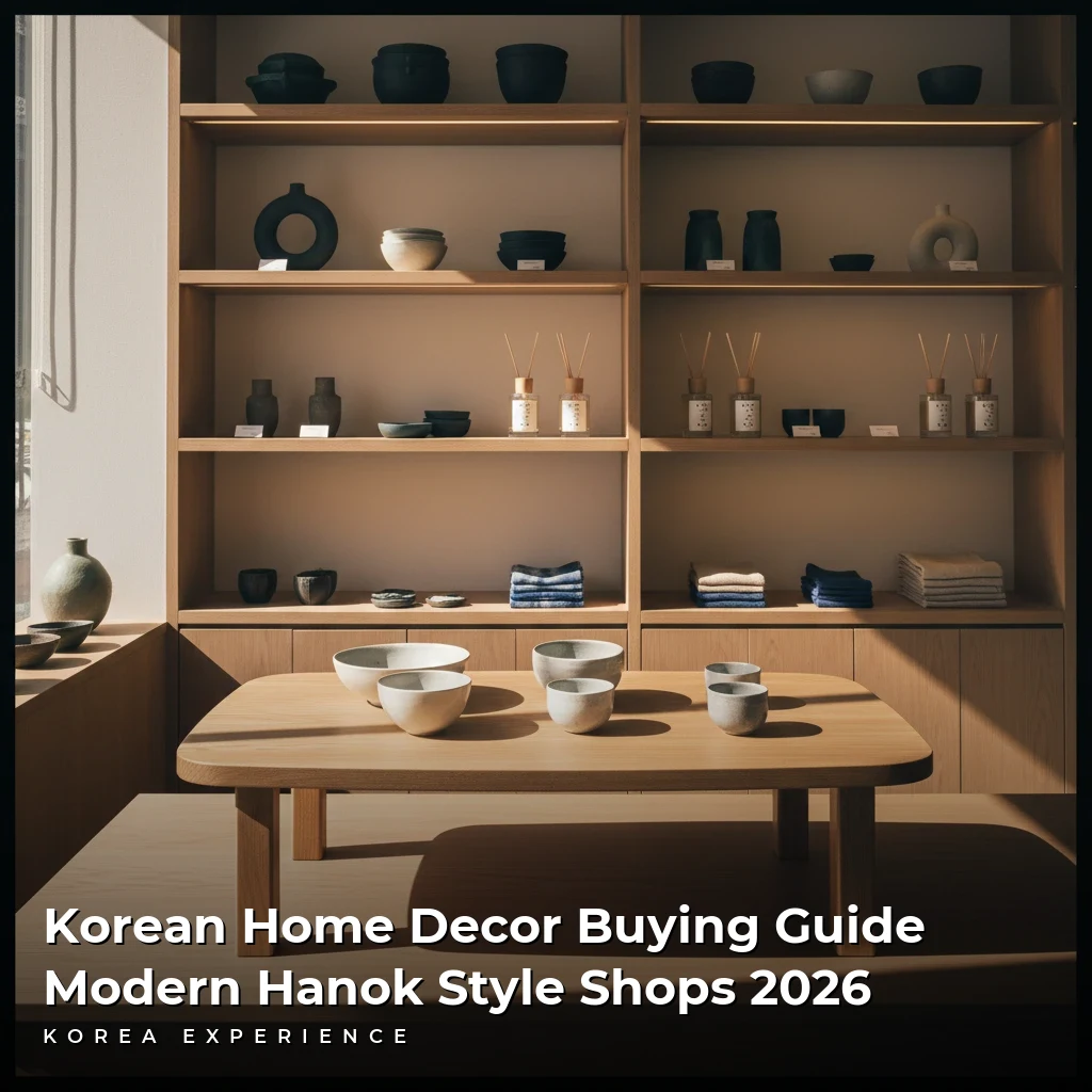 Korean Home Decor Buying Guide: Modern Hanok Style Shops 2026