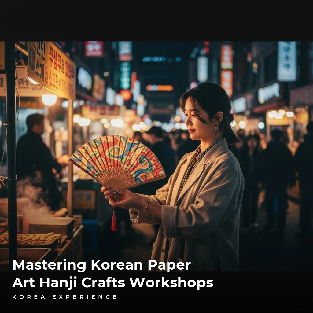 Mastering Korean Paper Art Hanji Crafts Workshops