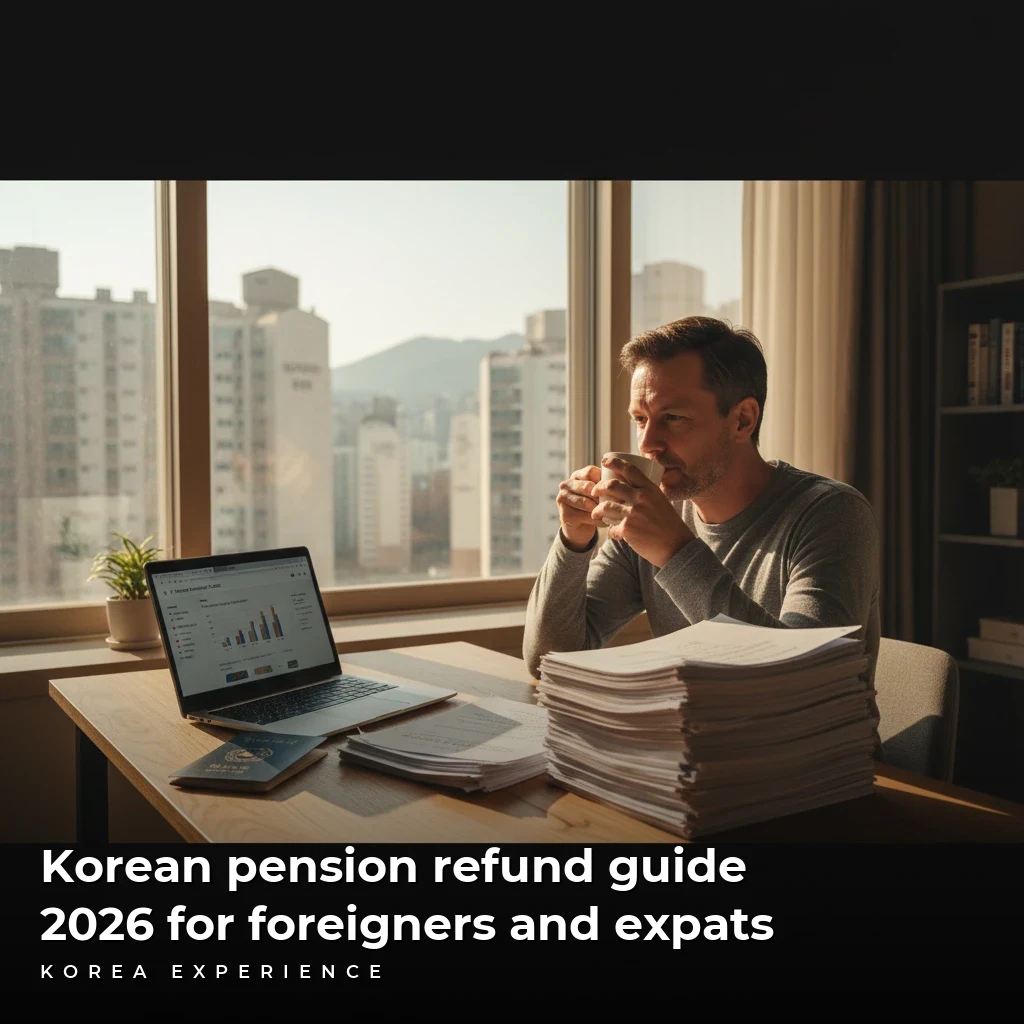 Korean pension refund guide 2026 for foreigners and expats
