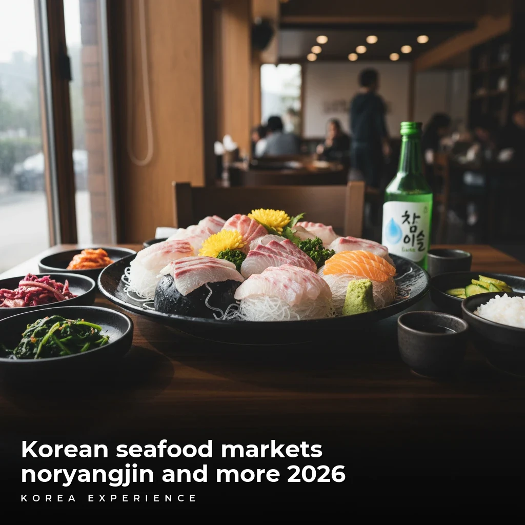 Korean seafood markets noryangjin and more 2026