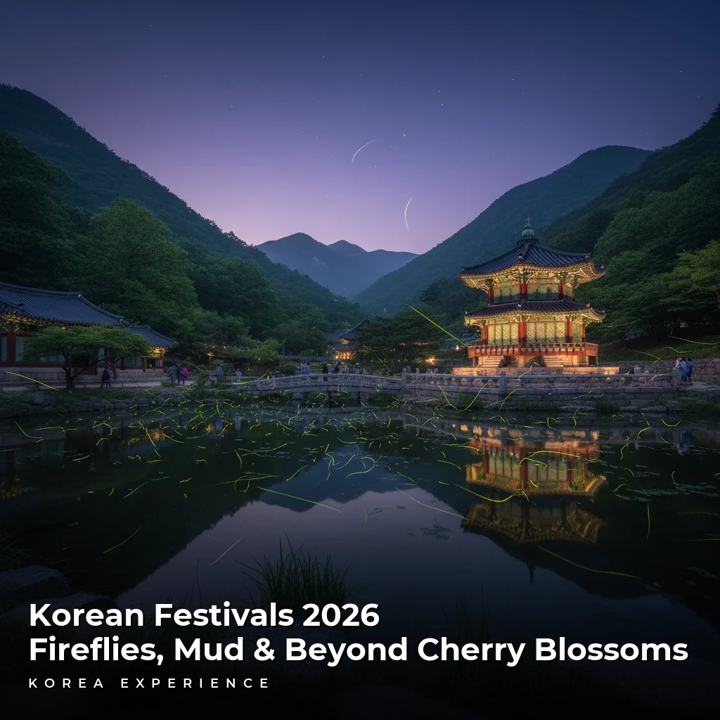 Korean Festivals 2026: Fireflies, Mud & Beyond Cherry Blossoms