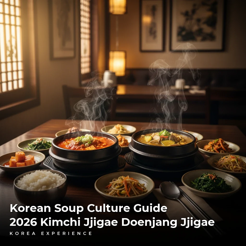 Korean Soup Culture Guide 2026 Kimchi Jjigae Doenjang Jjigae