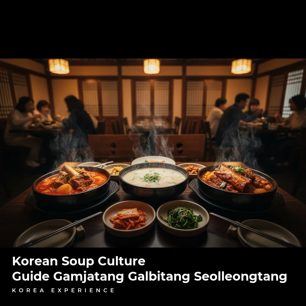 Korean Soup Culture Guide Gamjatang Galbitang Seolleongtang