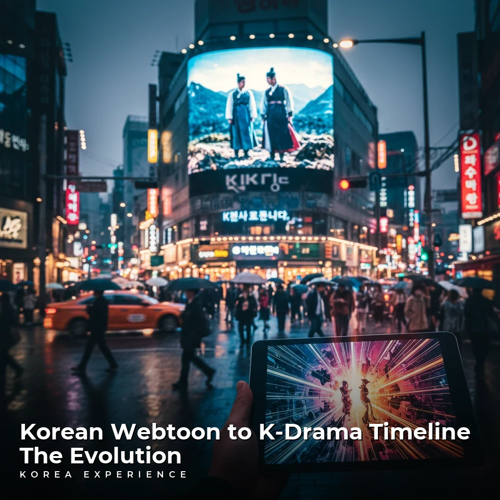 Korean Webtoon to K-Drama Timeline: The Evolution