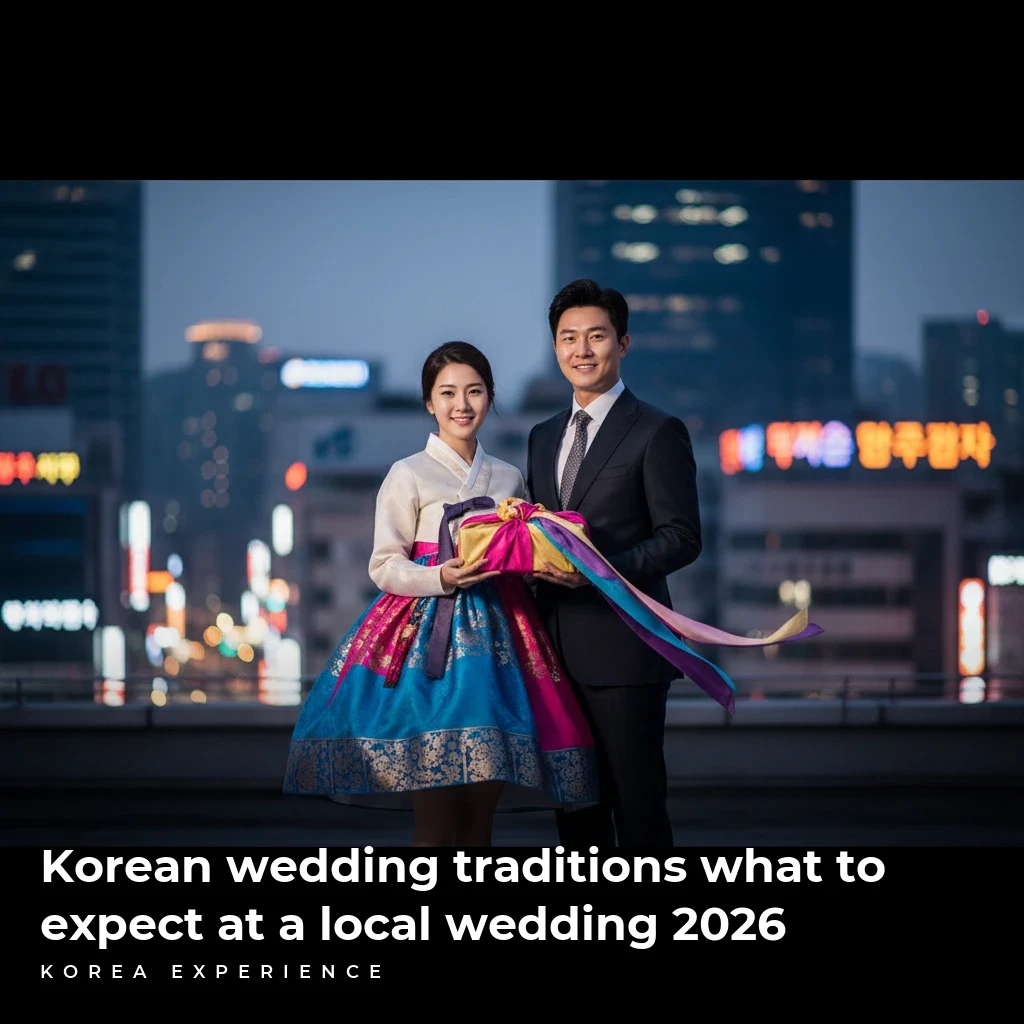 Korean wedding traditions what to expect at a local wedding 2026