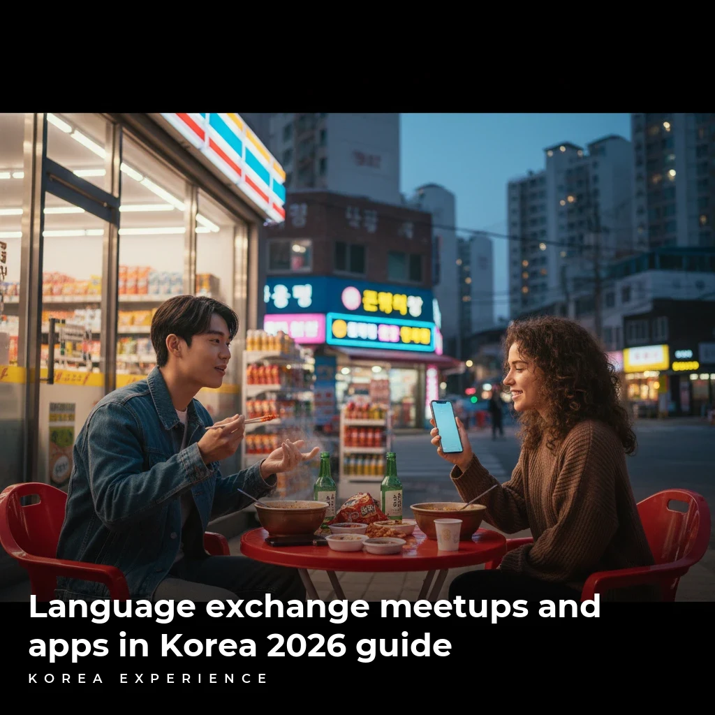 Language exchange meetups and apps in Korea 2026 guide