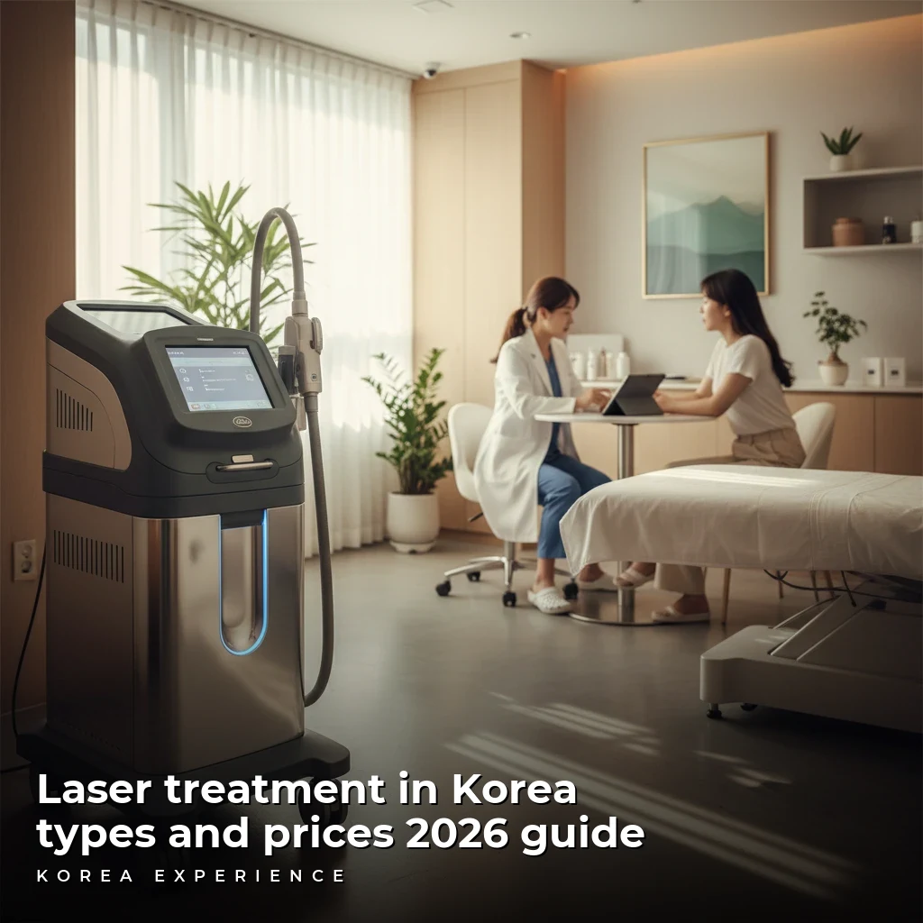 Laser treatment in Korea types and prices 2026 guide