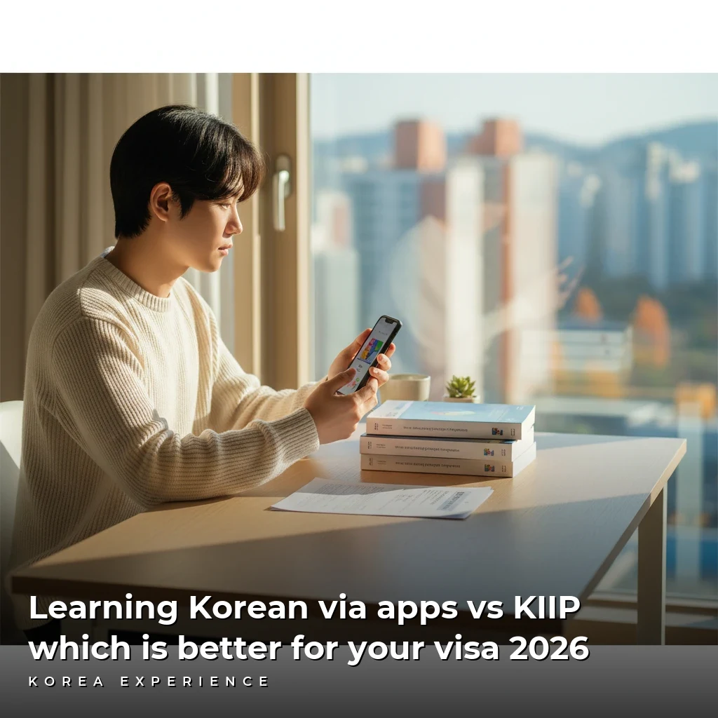 Learning Korean via apps vs KIIP which is better for your visa 2026