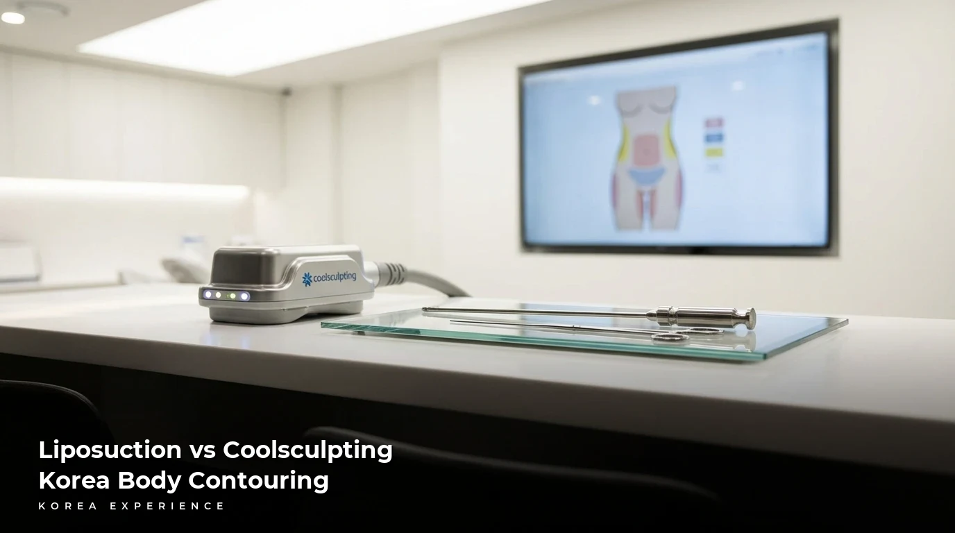 Liposuction vs Coolsculpting Korea Body Contouring