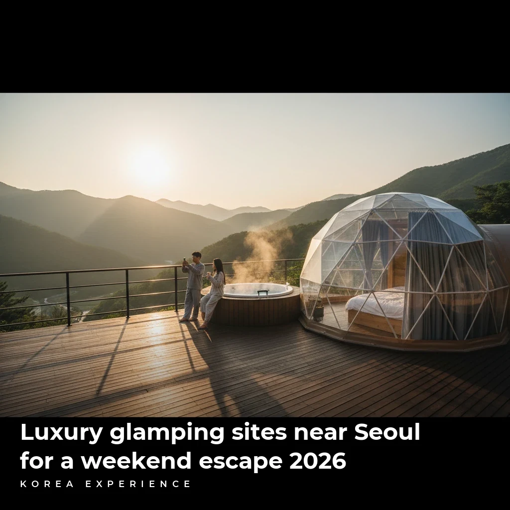 Luxury glamping sites near Seoul for a weekend escape 2026