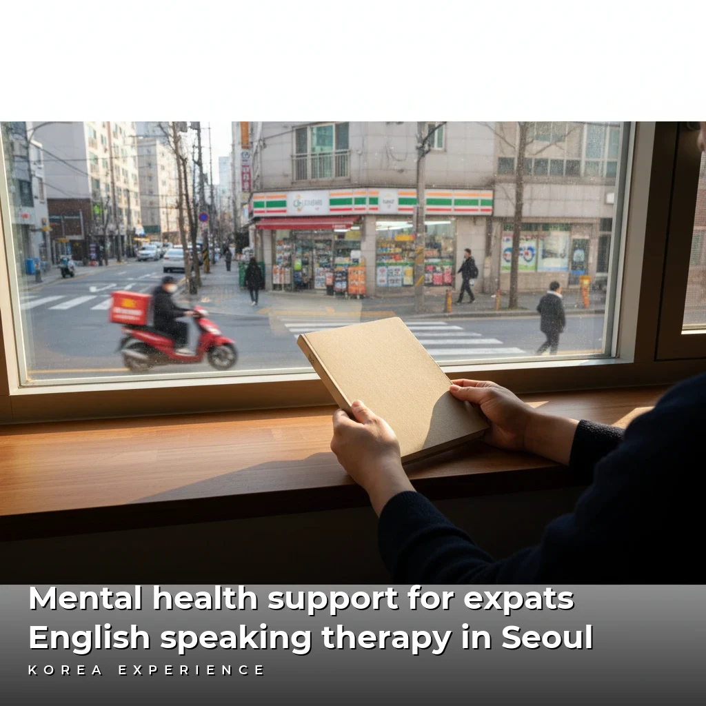 Mental health support for expats English speaking therapy in Seoul