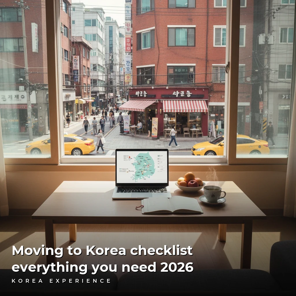 Moving to Korea checklist everything you need 2026