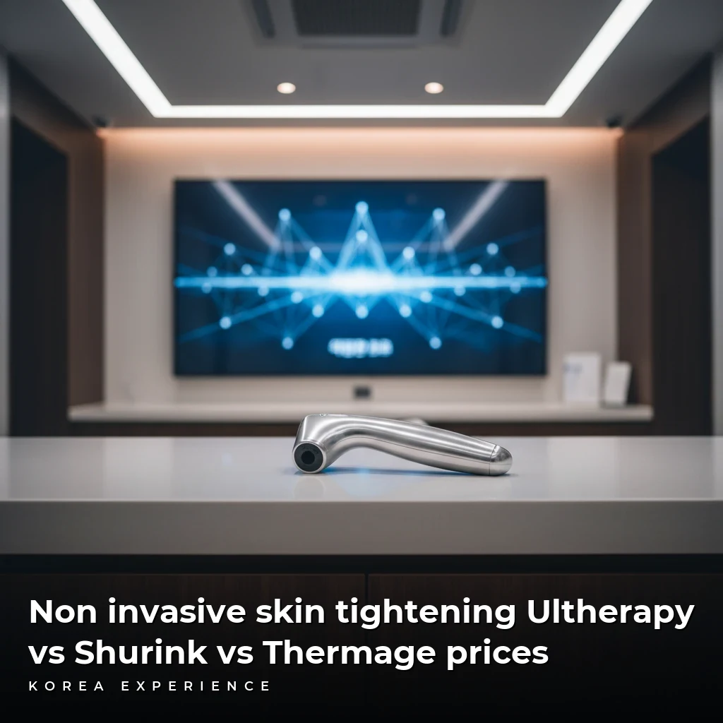 Non invasive skin tightening Ultherapy vs Shurink vs Thermage prices