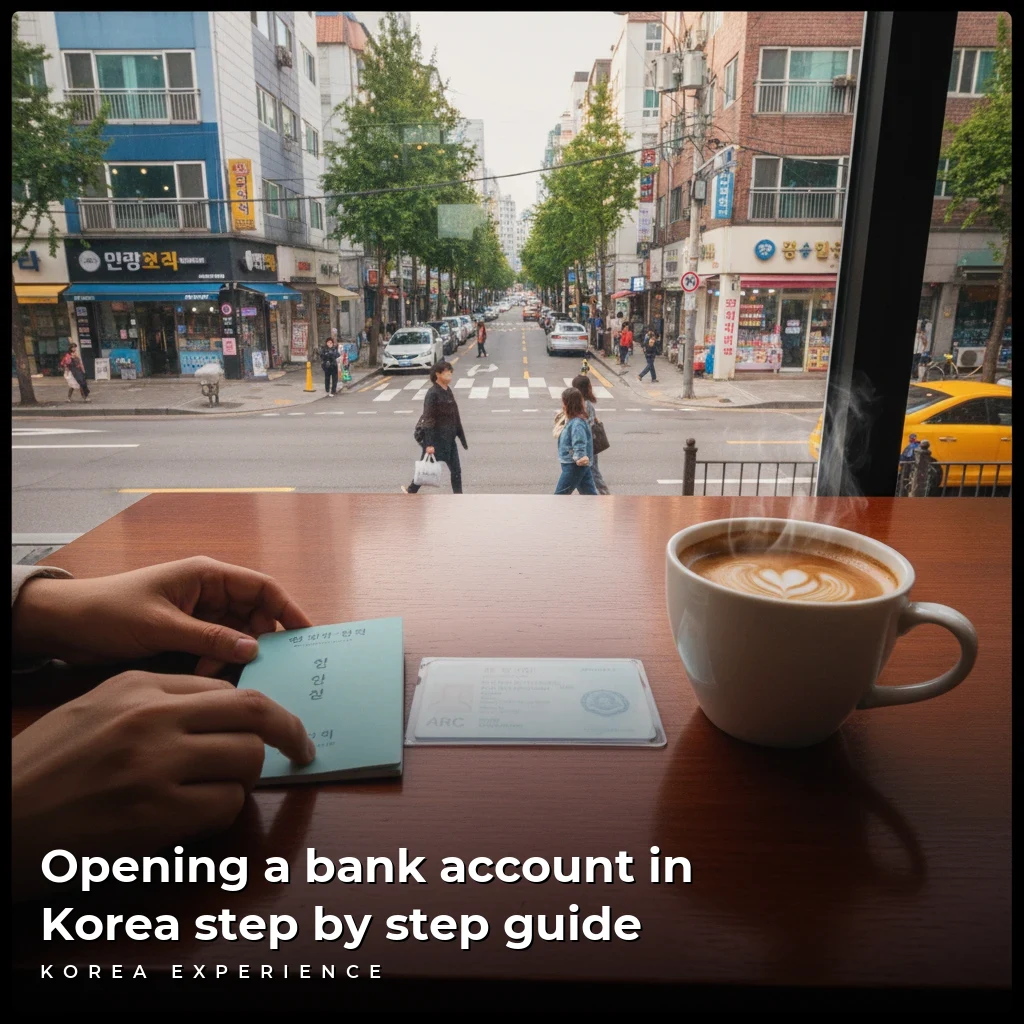 Opening a bank account in Korea step by step guide