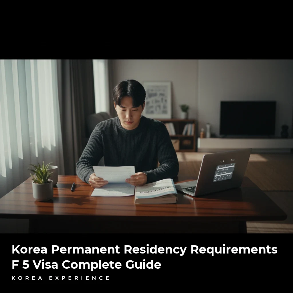 Korea Permanent Residency Requirements F 5 Visa Complete Guide